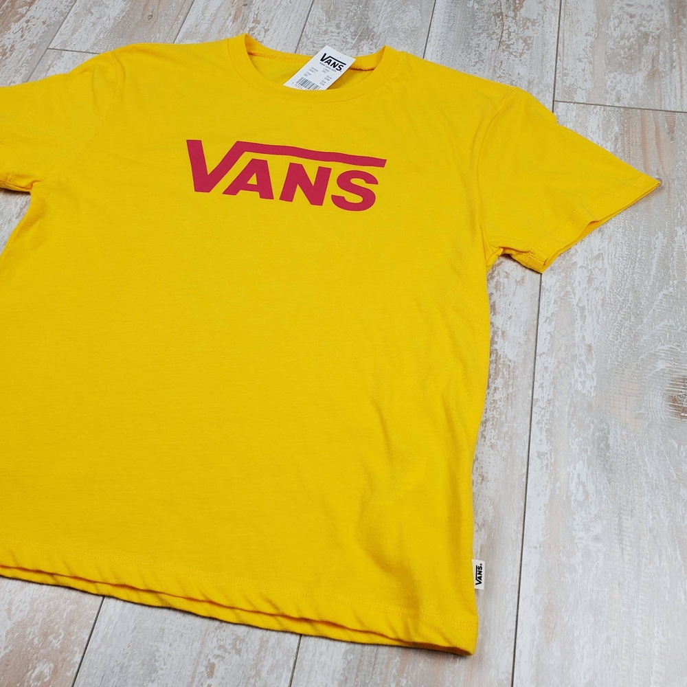 Vans Flying V Crew Kids Tee Yellow - Picture 4 of 6